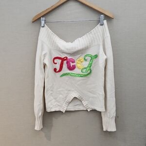 ICE-J Iceberg Off The Shoulder Sweater Size Small